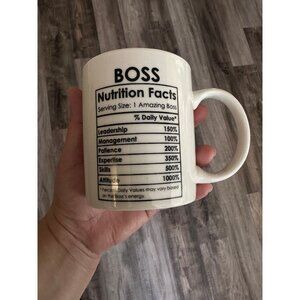 Boss Mug Perfect Office Gift | Coworker Mug | Mom Mug | Dad Mug| Boss nutrition